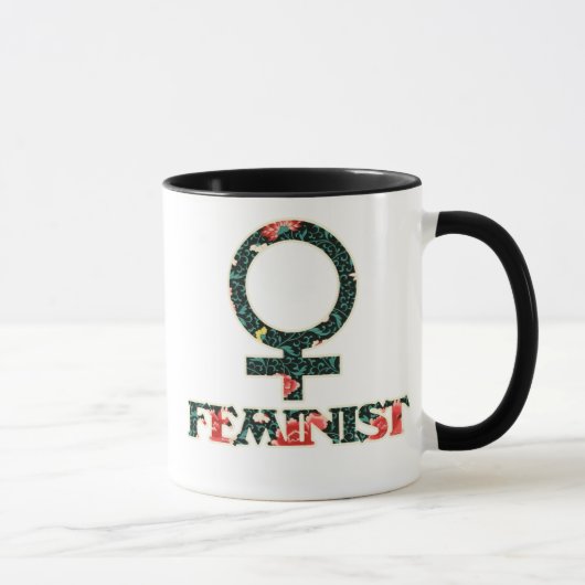 Mug Shabby Chic Féministe (Droite)