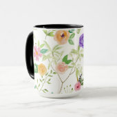 Mug Shabby Chic Floral (Devant gauche)