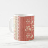 Mug Shabby Chic Floral Home Sweet Home (Devant gauche)