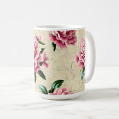 Mug Shabby Chic Gardenias Rose (Devant droit)