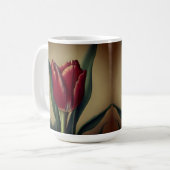 Mug Shabby Chic Jolie Tulipe Rouge (Devant gauche)
