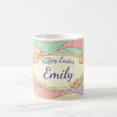 Mug Shabby Chic personalized Easter cocoa (Centre)