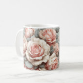 Mug Shabby Chic Rose Délice (Devant gauche)