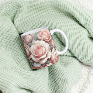 Mug Shabby Chic Rose Délice