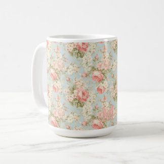 Mug Shabby Chic Roses Roses Roses Rose Vintages Monogr
