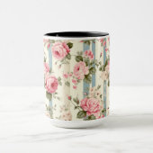 Mug Shabby Chic Roses Vintages (Centre)