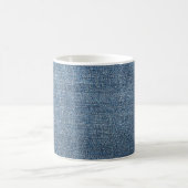 Mug Shabby texture denim pour arrière - plan. Jeans bl (Centre)