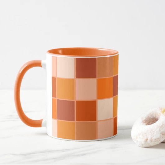 Mug Shades of Orange (Avec donut)