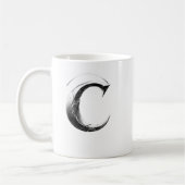 Mug Shadow C – Dark Letter C cup (Gauche)