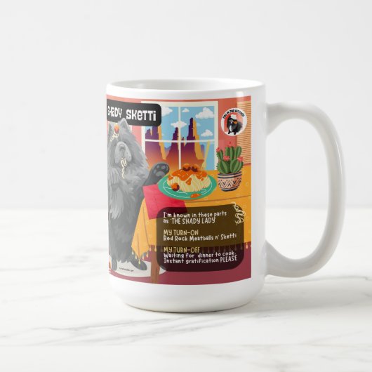 Mug SHADY SKETTI Recette du Musée d'Art Chow (Droite)