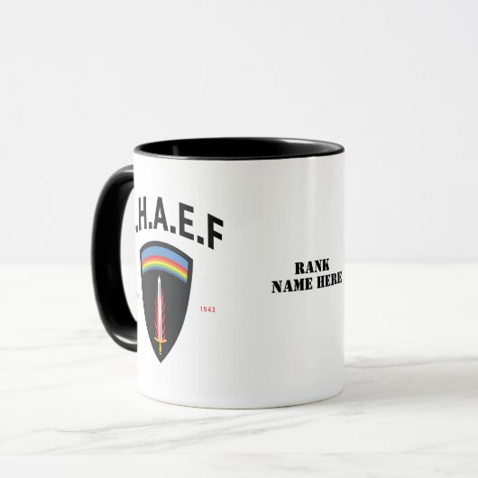 Mug SHAEF Tribute Personalized (Devant gauche)