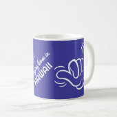 Mug Shaka de nom, emplacement et couleur personnalisés (Devant droit)
