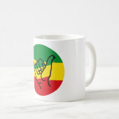 Mug Shaka Main Avec Couleurs Reggae (Devant droit)