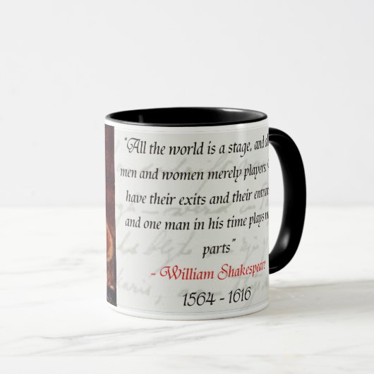 Mug shakespeare (Devant droit)