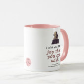 Mug Shakespeare Citation Cute Chic Theatre Joyeux Anni (Devant droit)