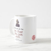 Mug Shakespeare Citation Cute Scholarly Joyeux anniver (Devant gauche)