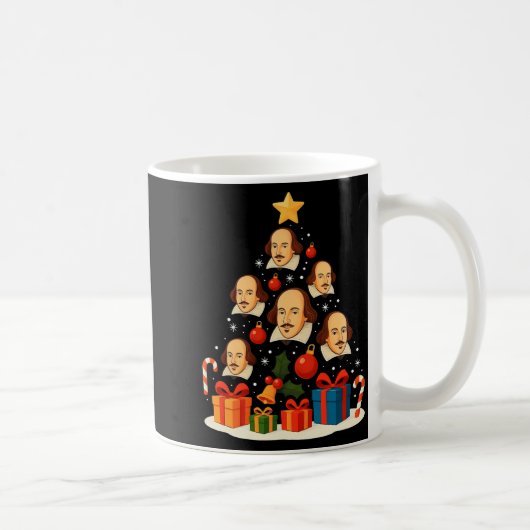 Mug Shakespeare English Literature Christmas Tree Xmas (Droite)
