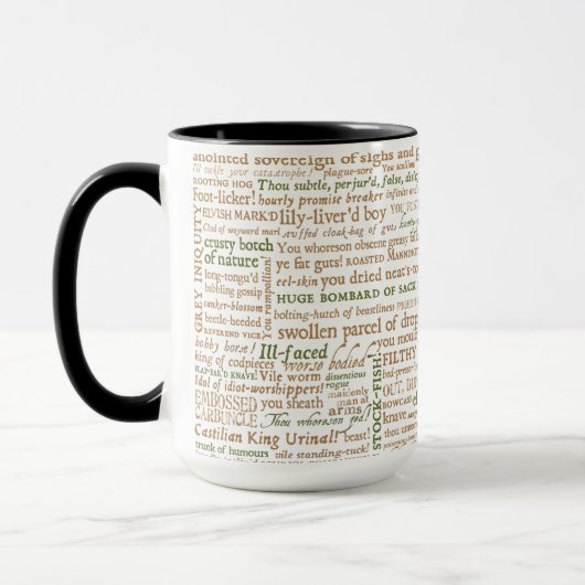 Mug Shakespeare Insults Collection (Gauche)