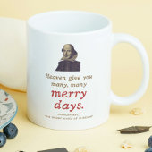 Mug Shakespeare Meilleurs Voeux Boho Anglais Littératu