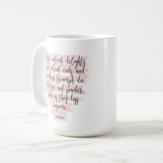 Mug Shakespeare Romeo et Juliet Citation (Devant gauche)
