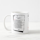 Mug Shakespeare Sonnet 10 (Gauche)