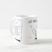 Mug Shakespeare Sonnet 102 (Devant gauche)