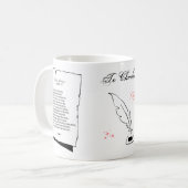 Mug Shakespeare Sonnet 105 (Devant gauche)