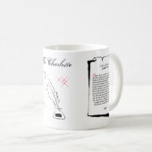 Mug Shakespeare Sonnet 113 (Devant droit)