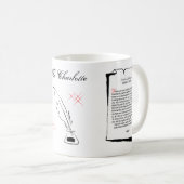 Mug Shakespeare Sonnet 132 (Devant droit)