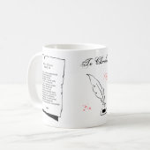 Mug Shakespeare Sonnet 14 (Devant gauche)