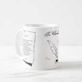 Mug Shakespeare Sonnet 150 (Devant gauche)