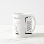 Mug Shakespeare Sonnet 151 (Devant droit)