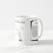 Mug Shakespeare Sonnet 17 (Devant droit)