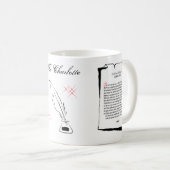 Mug Shakespeare Sonnet 21 (Devant droit)