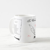 Mug Shakespeare Sonnet 26 (Devant gauche)
