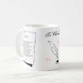 Mug Shakespeare Sonnet 34 (Devant gauche)