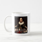 Mug Shakespeare "Words In Heaven" Wisdom Citation Cade (Gauche)
