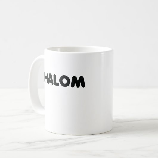 Mug Shalom (Devant gauche)