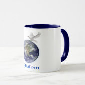 Mug Shalom peace Dove (Devant droit)