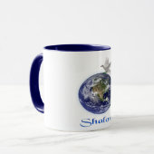 Mug Shalom peace Dove (Devant gauche)