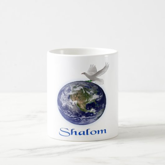 Mug Shalom Peace Dove (Centre)