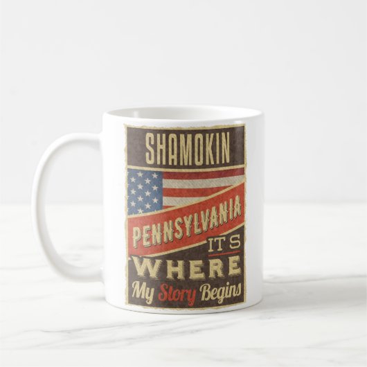 Mug Shamokine Pennsylvanie (Gauche)