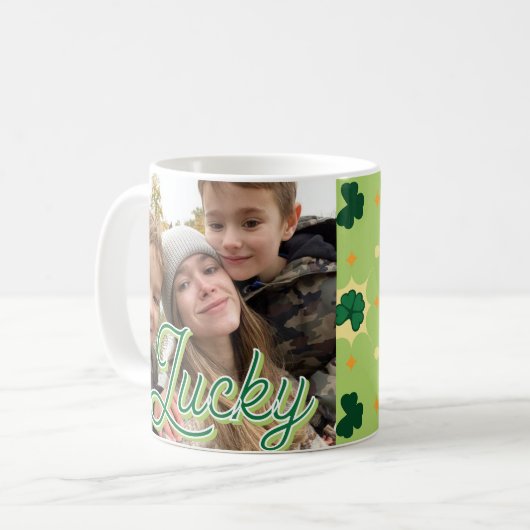 Mug Shamrock 3/17 Jour de la Saint Patrick (Devant gauche)