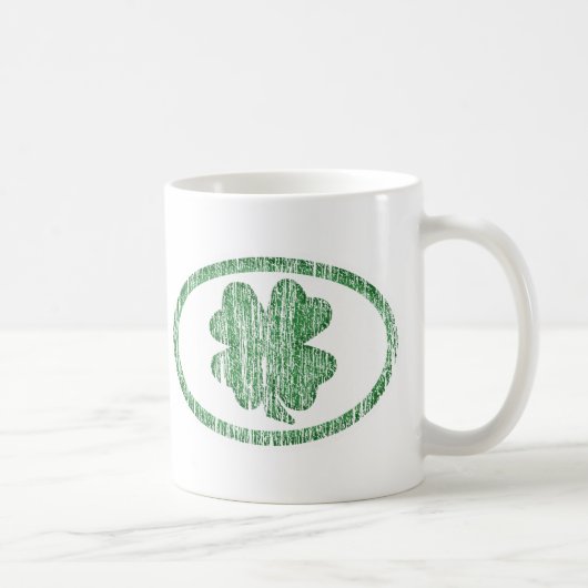 Mug Shamrock affligé (Droite)