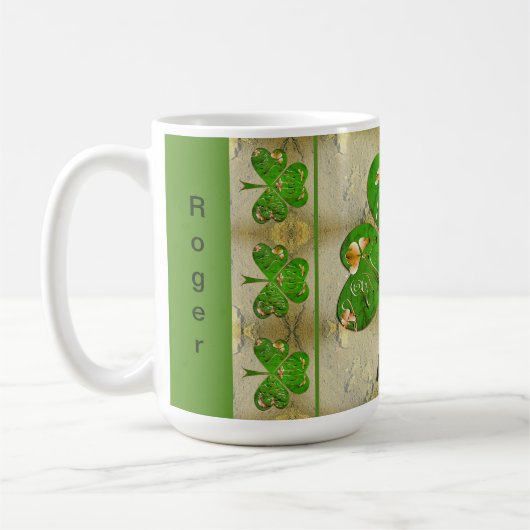 Mug Shamrock "Bonne Saint Patrick" (Gauche)