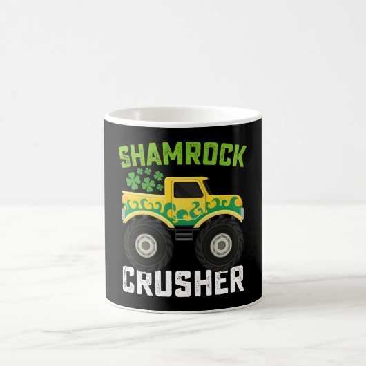 Mug Shamrock Croiseur Monster Camion St Patrick's Day (Centre)