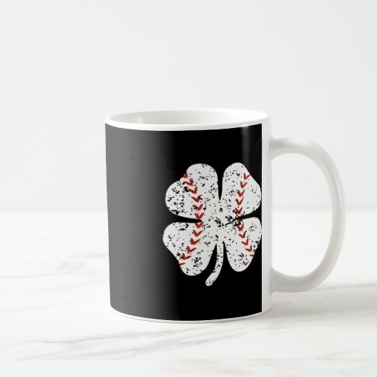 Mug Shamrock de baseball Jour de la Saint Patrick lanc (Droite)