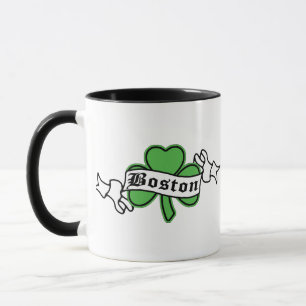 Mug Shamrock de Boston