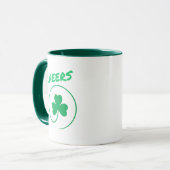 Mug Shamrock de Clover Jour de la Saint Patrick vert i (Devant gauche)