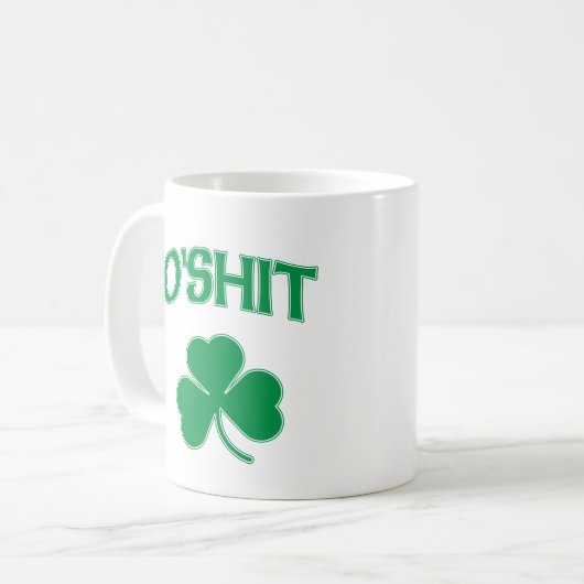 Mug Shamrock d'O'Shit Irsh (Devant gauche)